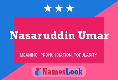 Постер имени Nasaruddin Umar