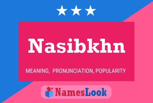 Постер имени Nasibkhn