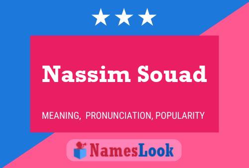 Постер имени Nassim Souad