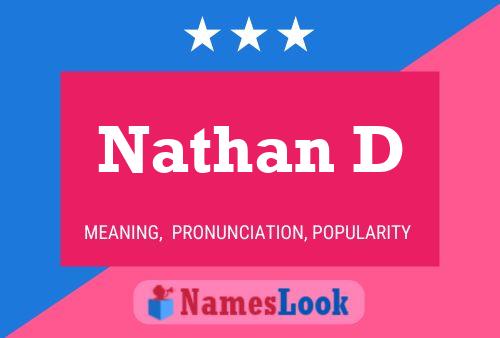 Постер имени Nathan D