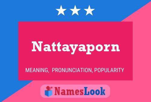 Постер имени Nattayaporn