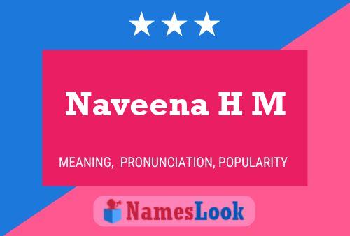 Постер имени Naveena H M