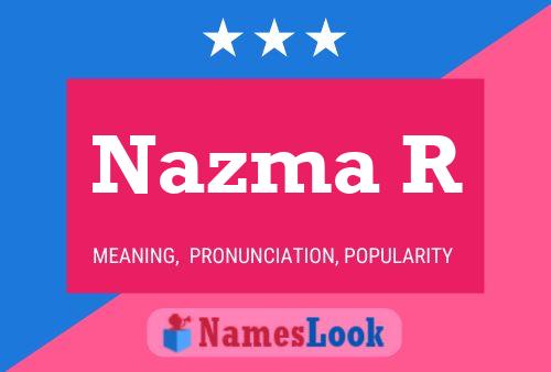 Постер имени Nazma R