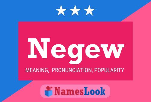 Постер имени Negew