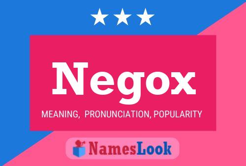 Постер имени Negox