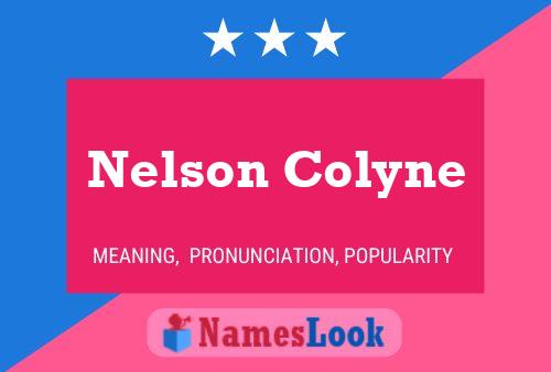 Постер имени Nelson Colyne