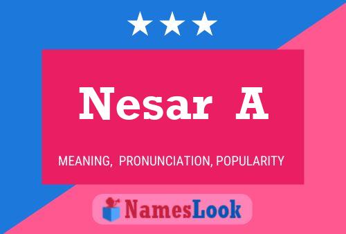 Постер имени Nesar  A