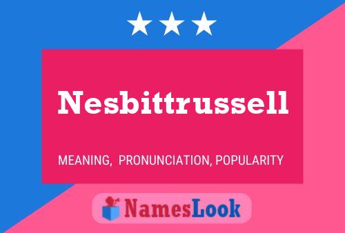 Постер имени Nesbittrussell