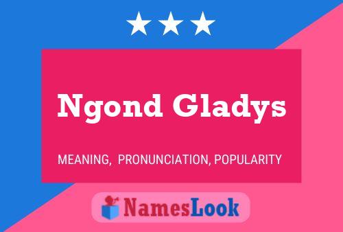 Постер имени Ngond Gladys