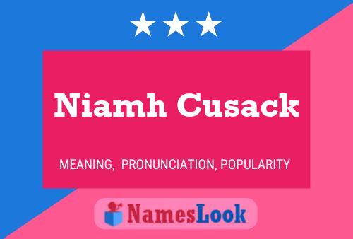 Постер имени Niamh Cusack