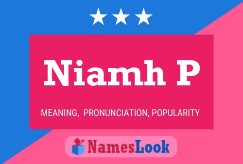 Постер имени Niamh P