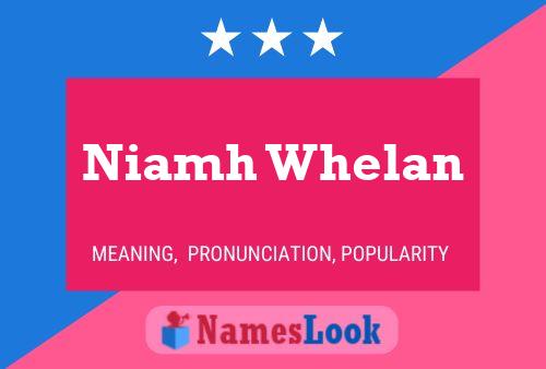 Постер имени Niamh Whelan