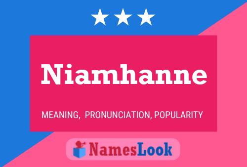 Постер имени Niamhanne