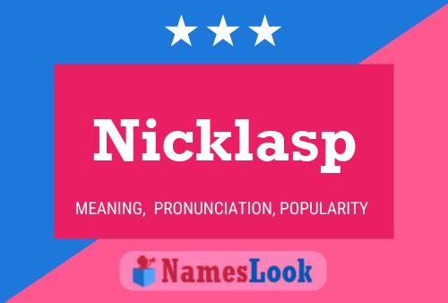 Постер имени Nicklasp