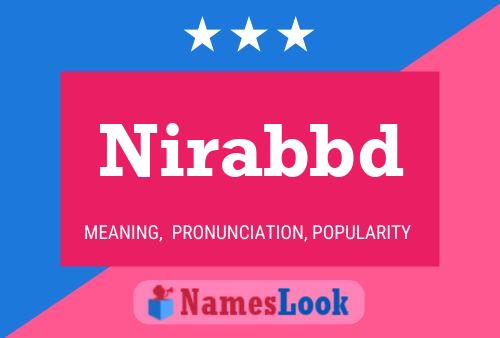 Постер имени Nirabbd