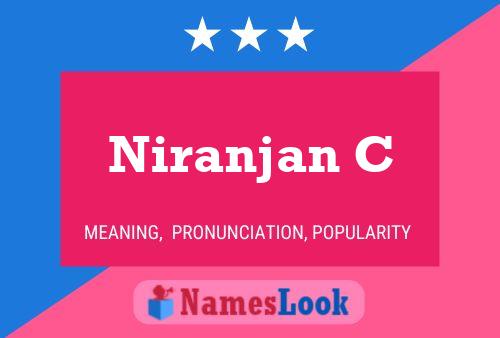 Постер имени Niranjan C