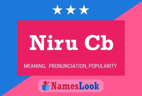 Постер имени Niru Cb