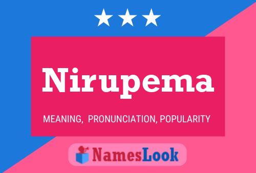 Постер имени Nirupema