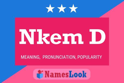 Постер имени Nkem D