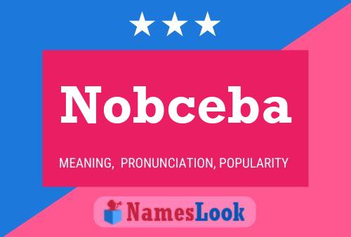 Постер имени Nobceba