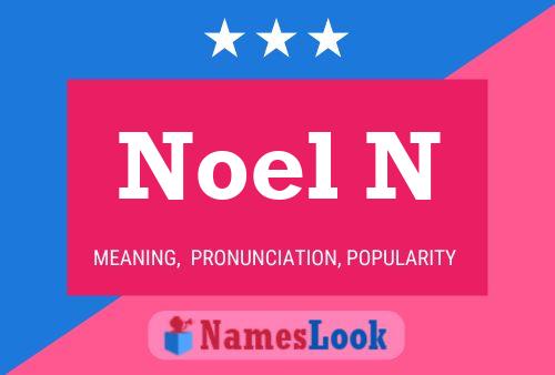 Постер имени Noel N