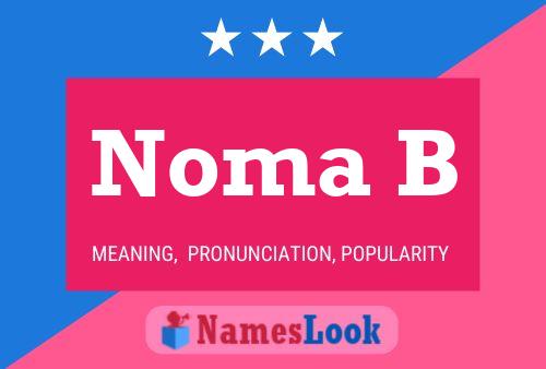 Постер имени Noma B