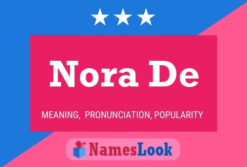 Постер имени Nora De