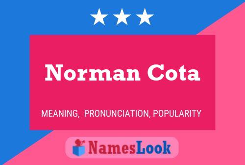 Постер имени Norman Cota