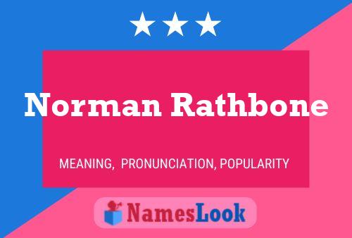 Постер имени Norman Rathbone