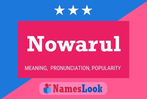 Постер имени Nowarul