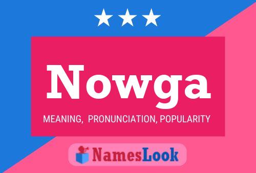 Постер имени Nowga