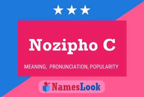 Постер имени Nozipho C