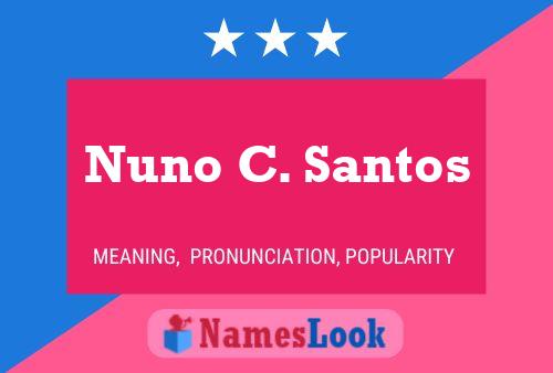 Постер имени Nuno C. Santos