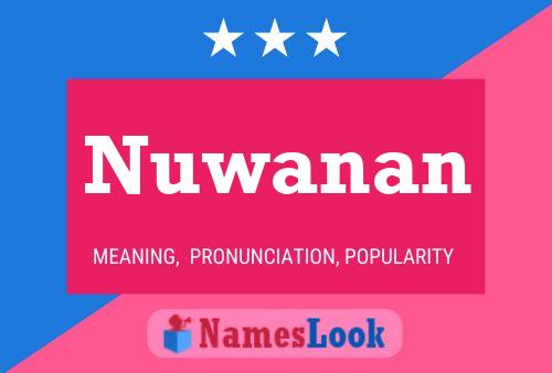 Постер имени Nuwanan