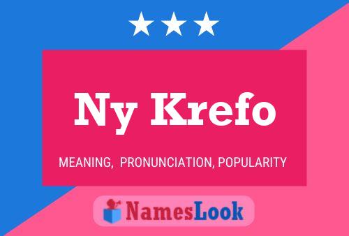 Постер имени Ny Krefo