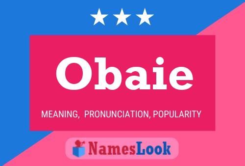 Постер имени Obaie