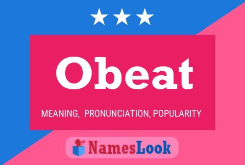 Постер имени Obeat