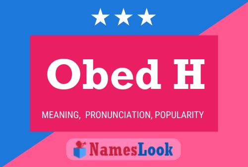 Постер имени Obed H