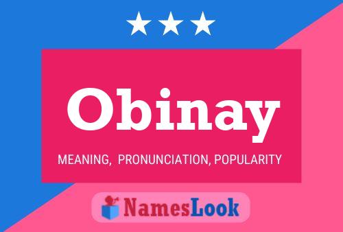 Постер имени Obinay