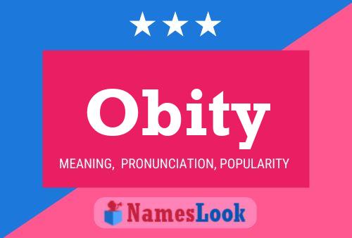 Постер имени Obity