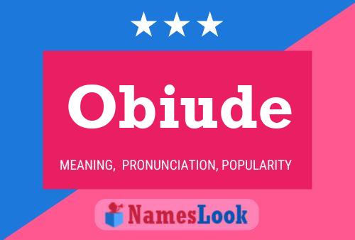 Постер имени Obiude