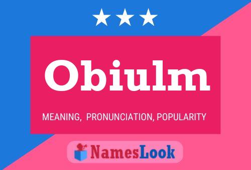 Постер имени Obiulm