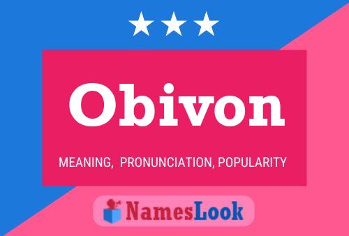 Постер имени Obivon