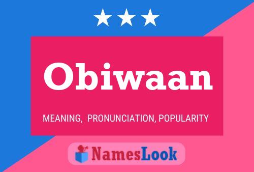 Постер имени Obiwaan