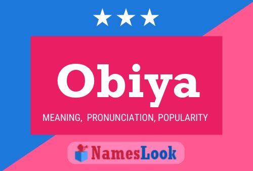 Постер имени Obiya