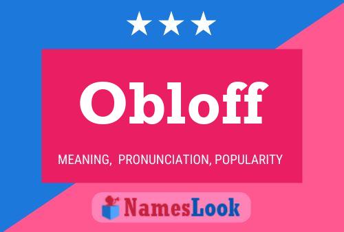 Постер имени Obloff