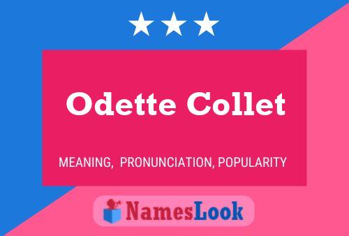 Постер имени Odette Collet