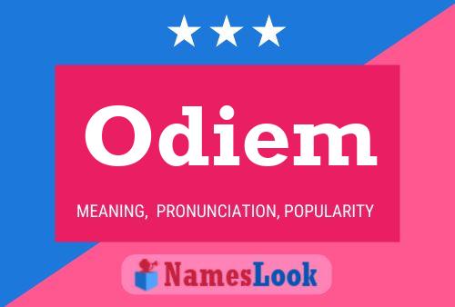 Постер имени Odiem