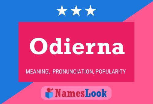 Постер имени Odierna