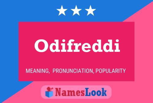 Постер имени Odifreddi